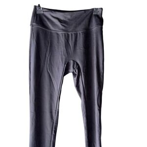 All Worthy Hunter McGrady Faux leather Leggings Gunmetal High Rise S EUC